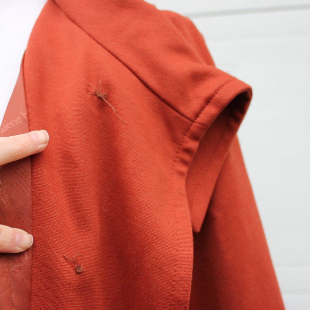 Valerie Bertinelli Fall Cross Over Jacket with tie belt - Picture 14 of 15